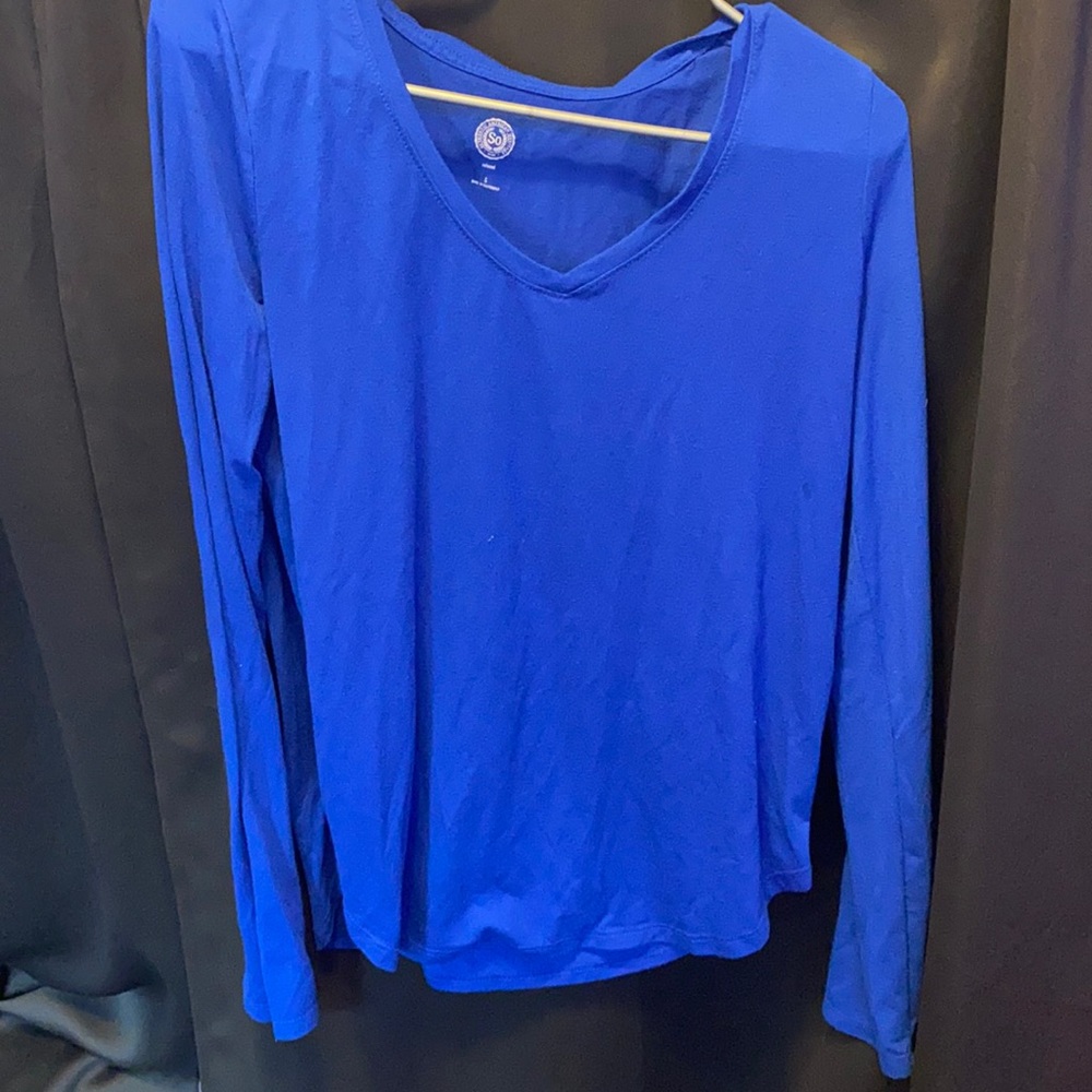 A blue shirt